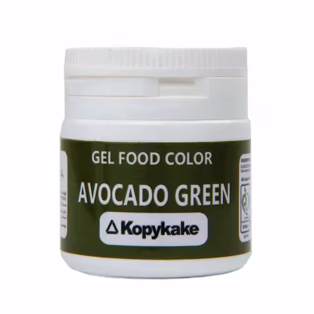 رنگ ژله ای سبز آواکادو کپی کیک