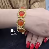 دستبند طرح عقیق استیل