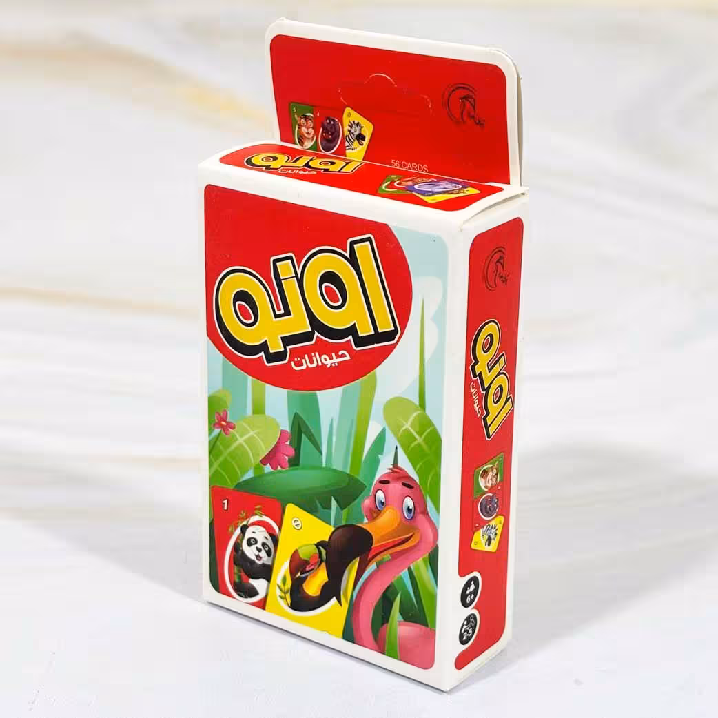 بازی اونو حیوانات(شرکت آوای بامداد) 2 تا 5 نفره بالای 6 سال