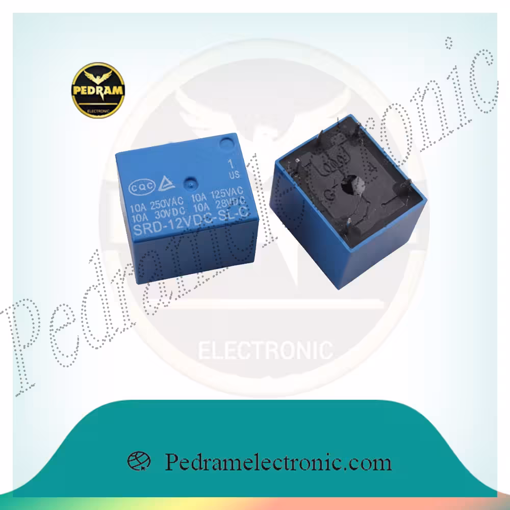 رله 12ولت 10آمپر پین-RELE 12V 10A 5PIN