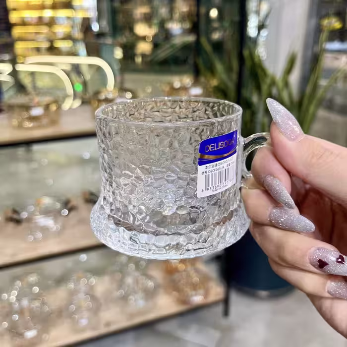 لیوان دسته حلقه‌ای طرح اسنو DELISOGA (ست 6 عددی)