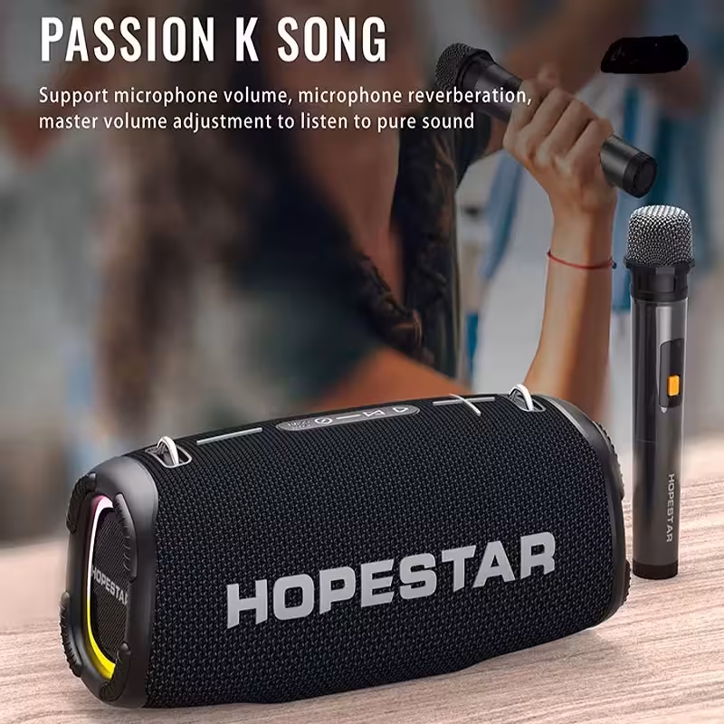 اسپیکر بلوتوثی قابل حمل هوپ استار مدل A6MAX