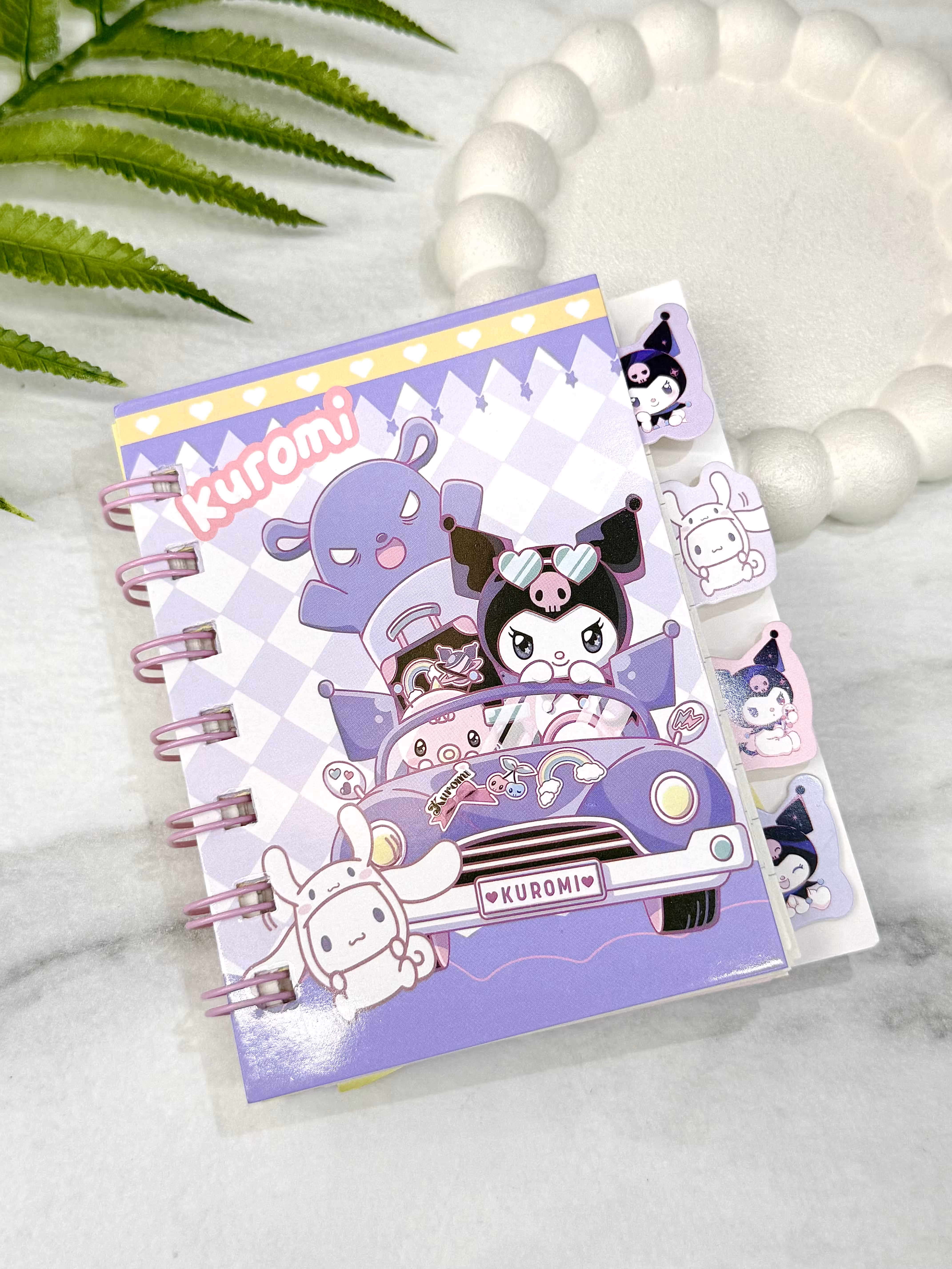 دفترچه یادداشت مدرسه کرومی بامزه کیوت بنفش