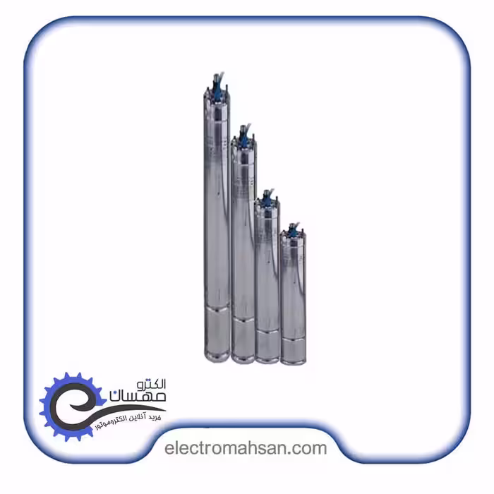 موتور شناور 3 اسب، سه فاز، 74 متر، 14.4 مترمکعب بر ساعت، کد فنی 4sd10/12-b برند استریم