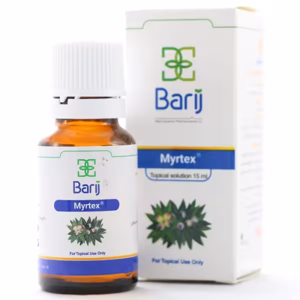 محلول موضعی میرتکس باریج اسانس | خرید قطره میرتکس
