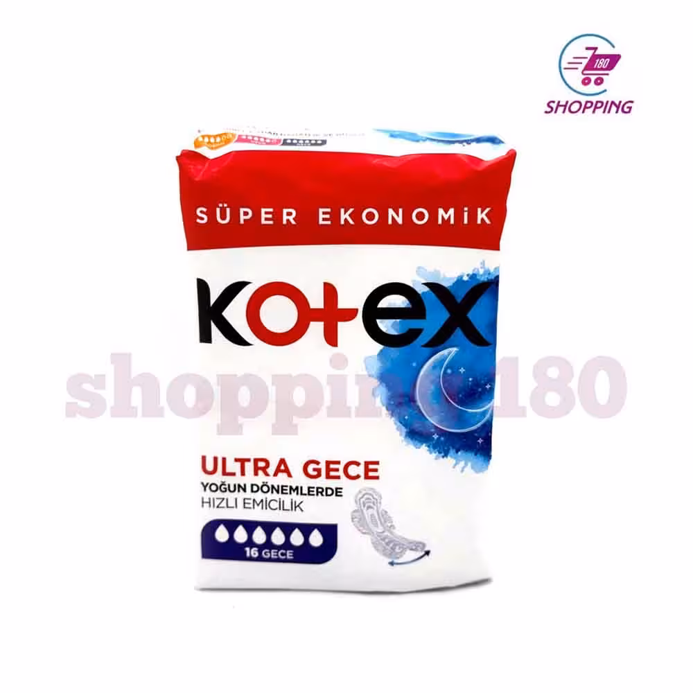 نوار بهداشتی کوتکس ultra gece تعداد 16