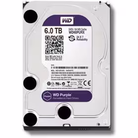 هارددیسک اینترنال وسترن دیجیتال مدل Purple Surveillance WD62PURX ظرفیت 6 ترابایت