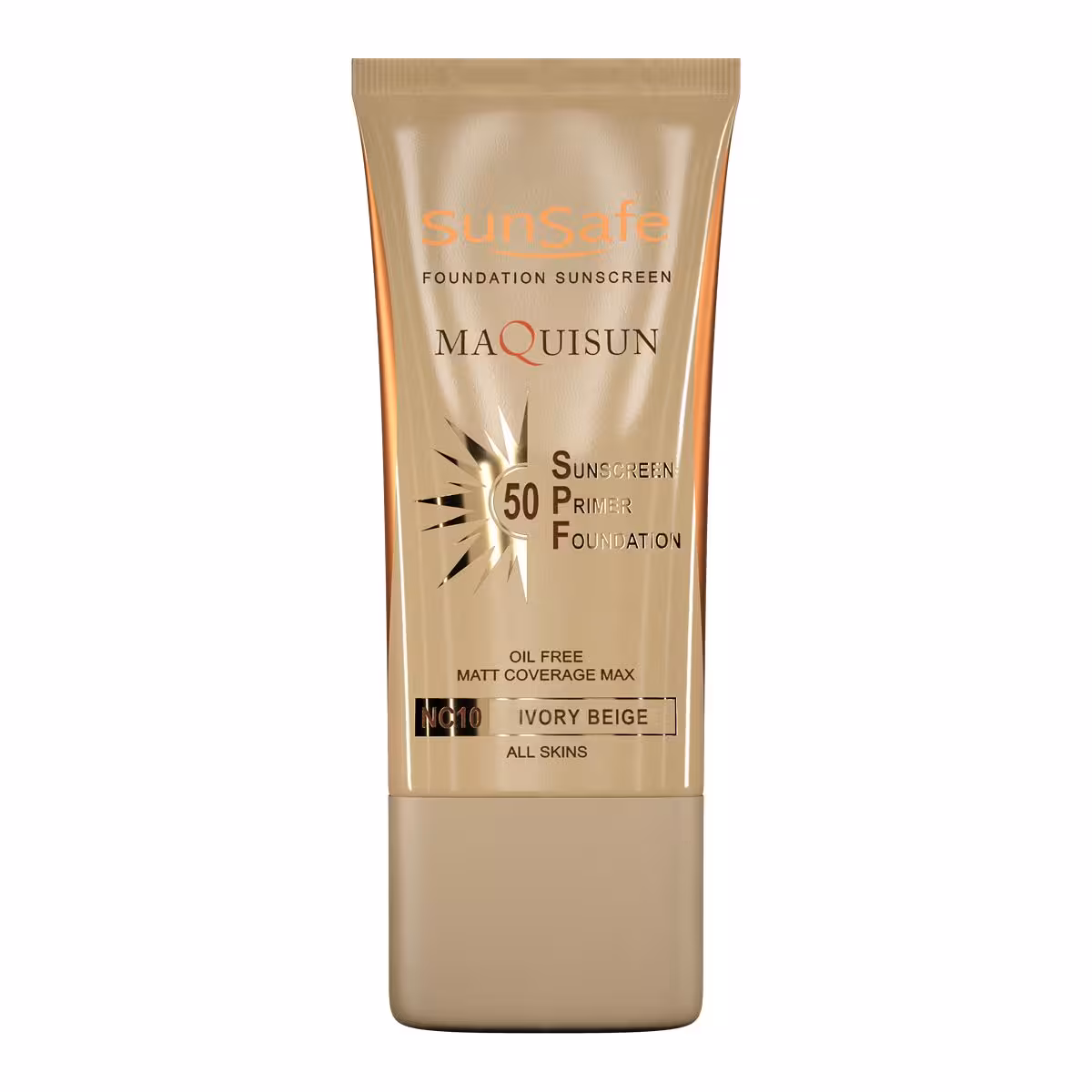 ضد آفتاب کرمپودری بژ عاجی مکی سان SPF50 NC10 سان سیف