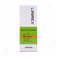 بی بی کرم لیپورکس مناسب پوست جوش دار رنگ بژ روشن spf 30