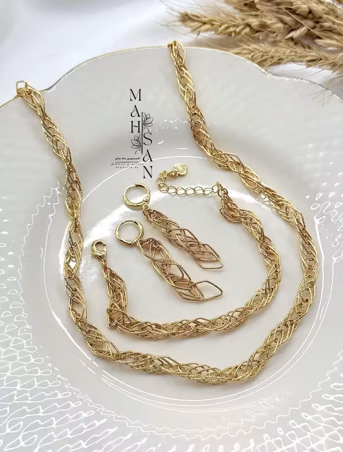 نیم ست زنجیری به همراه کارت ضمانت کد SAR0073  طرح ویژه ترب