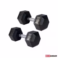 دمبل شش ضلعی 35کیلویی بسته 2 عددی