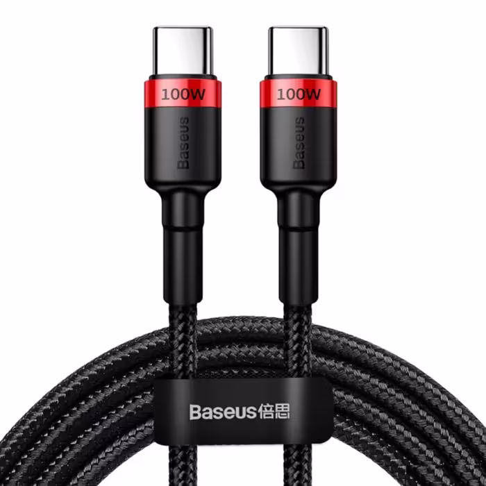 کابل USB-C بیسوس مدل Cafule PD 100W طول 2 متر گارانتی آونگ | آرکا 90