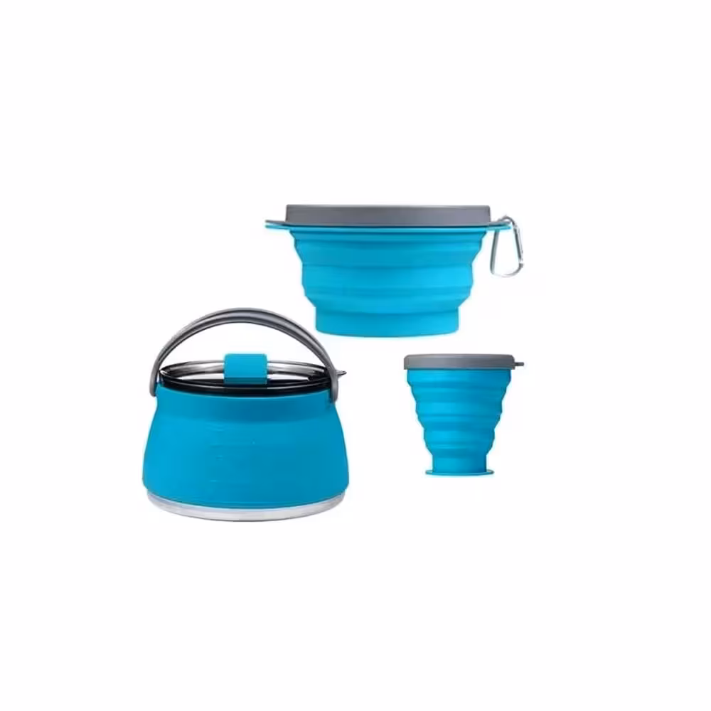 ست کتری و کاسه و لیوان سیلیکونی A1000