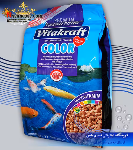 غذای تقویت رنگ ماهی کوی 1 لیتر ویتاکرافت
