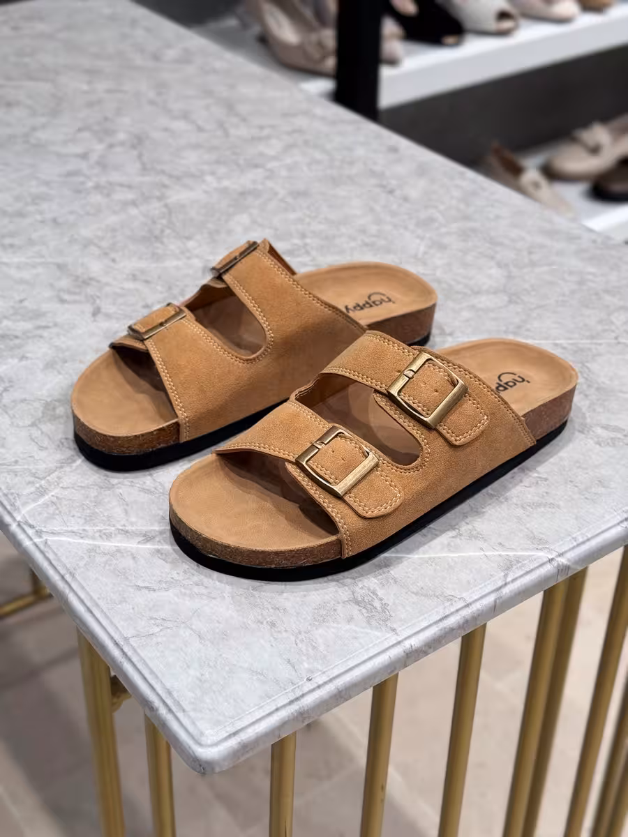 صندل زنانه طبی کد ss180 رنگ کرم سایز 40
