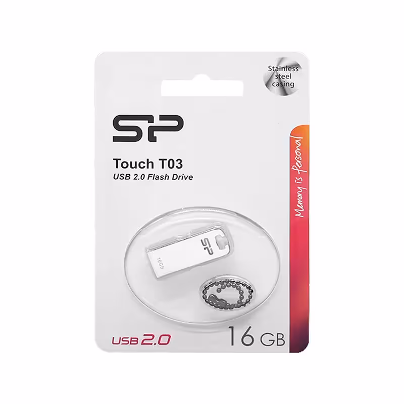 فلش مموری سیلیکون پاور مدل T03 ظرفیت 16 گیگابایت