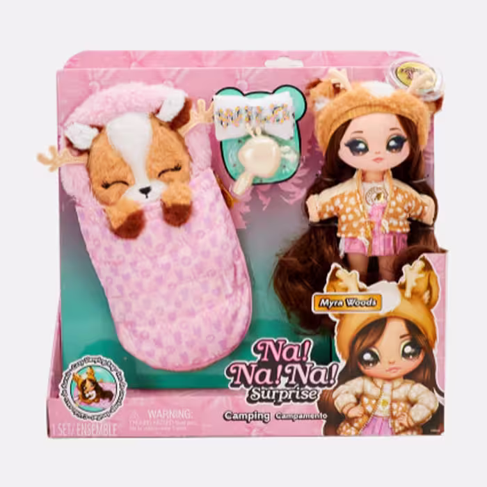 عروسک کمپینگ میرا Na Na Na Surprise Myra Camping Doll, Pink Combo