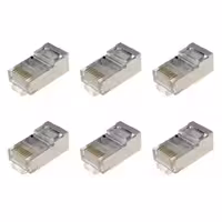 کانکتور CAT6 STP وی نت مدل V-NC6S0100 بسته 100 عددی