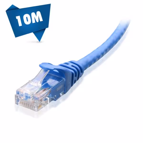 کابل شبکه 10 متری سوکت دار CAT6