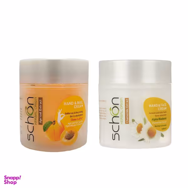 کرم دست و ناخن شون مدل Apricot Extract حجم 150 میلی لیتر + کرم دست و صورت حجم 150 میلی لیتر