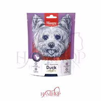 تشویقی سگ ونپی با گوشت اردک جرکی مدل duck jerky وزن 100گرم