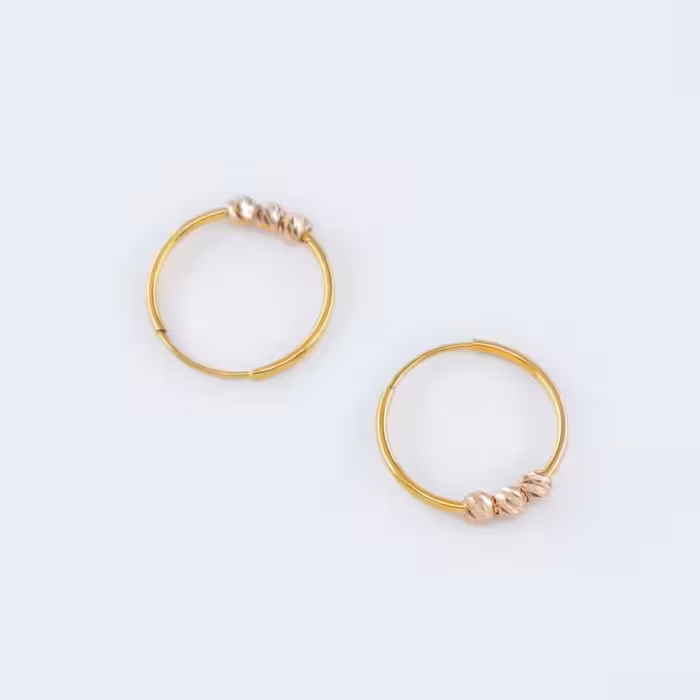 گوشواره طلا حلقه ای