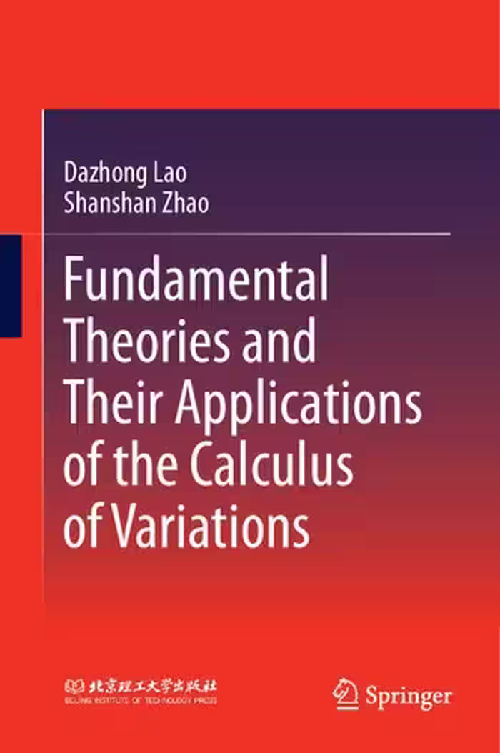 خرید و دانلود نسخه کامل کتاب Fundamental Theories and Their Applications of the Calculus of Variations