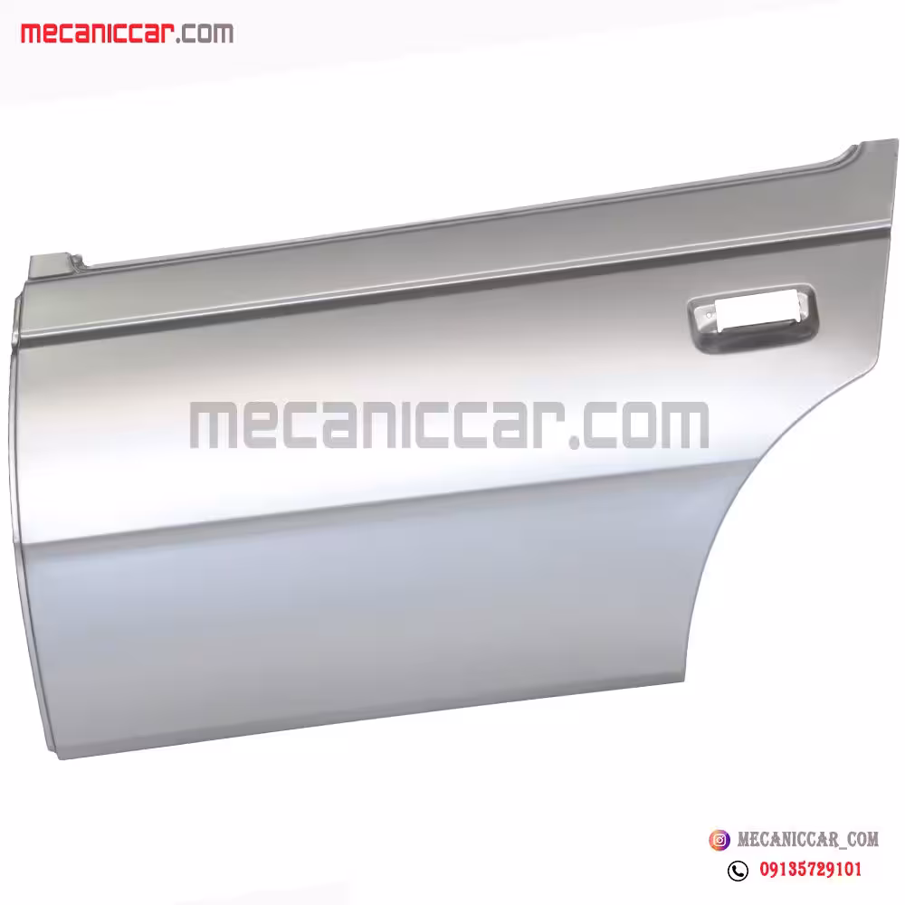 روکش درب فلزی عقب چپ استر شده پژو 405 و پارس