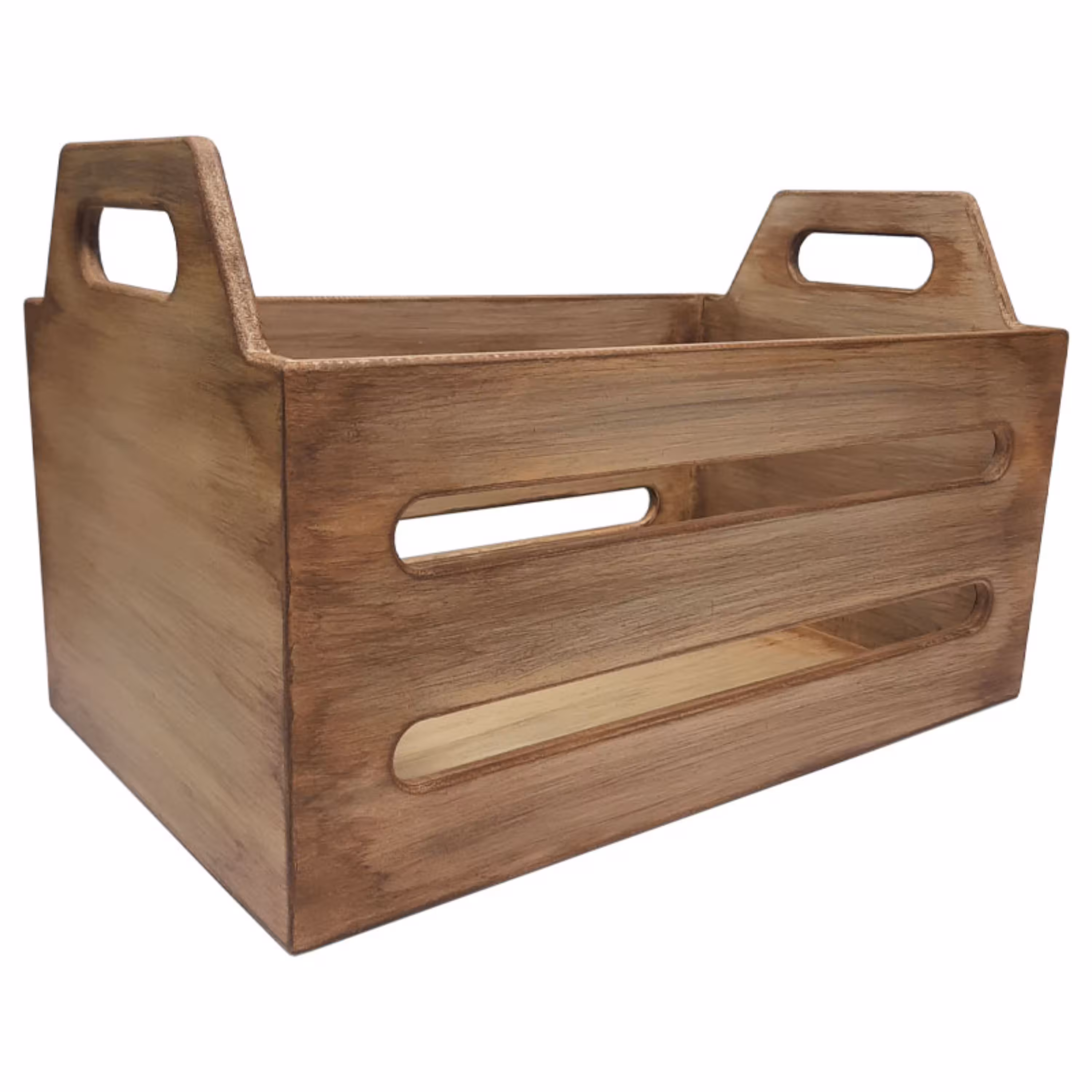 جعبه چوبی دکوری پتینه و کهنه کاری شده