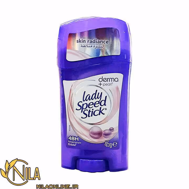 استیک ضد تعریق (دئودرانت) Lady Speed Stick مدل درمو مروارید جرم 45 گرم
