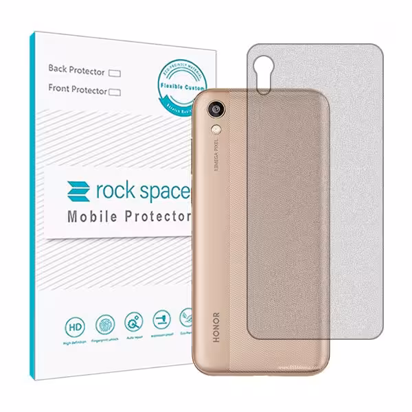 گلس محافظ پشت گوشی آنر 8S مدل نانو هیدروژل مات برند راک اسپیس کد S