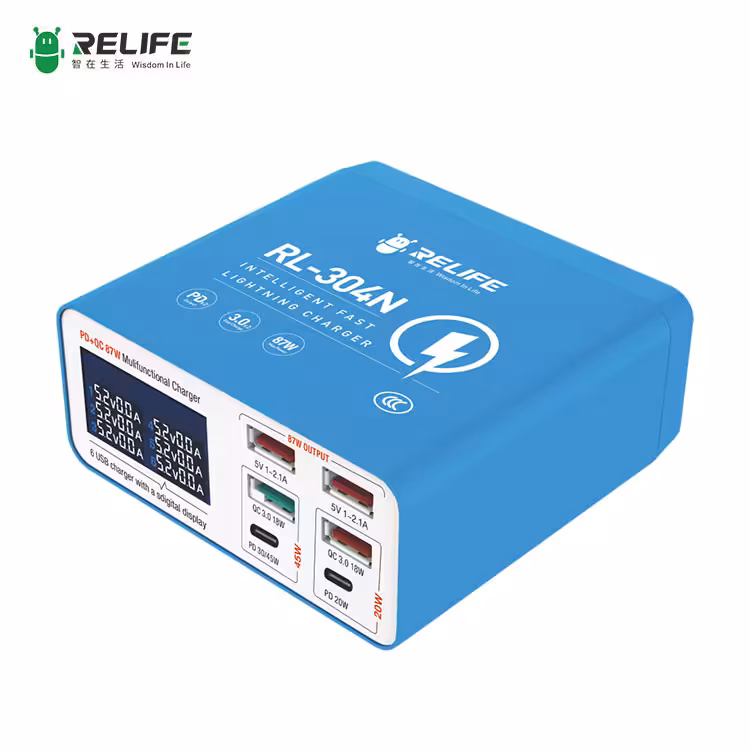 تستر و شارژر رومیزی Relife RL-304N