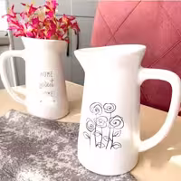 پارچ گلدانی ایکیا بزرگ سرامیکی