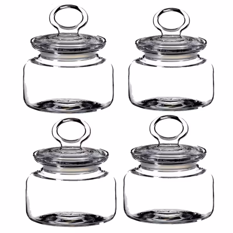 بانکه شیشه ای پاشاباغچه پک 4 عددی کد 10105