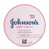 کرم مرطوب کننده جانسون سافت johnsons soft cream حجم 200 میلی لیتر