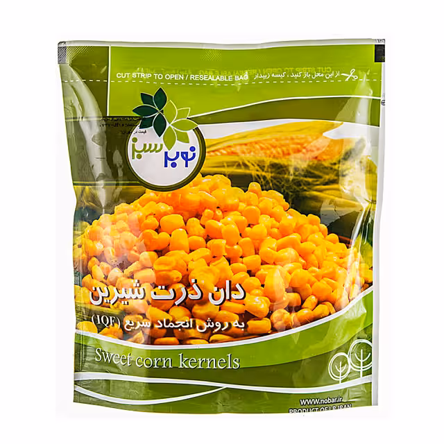 ذرت شیرین نوبر سبز 400 گرمی
