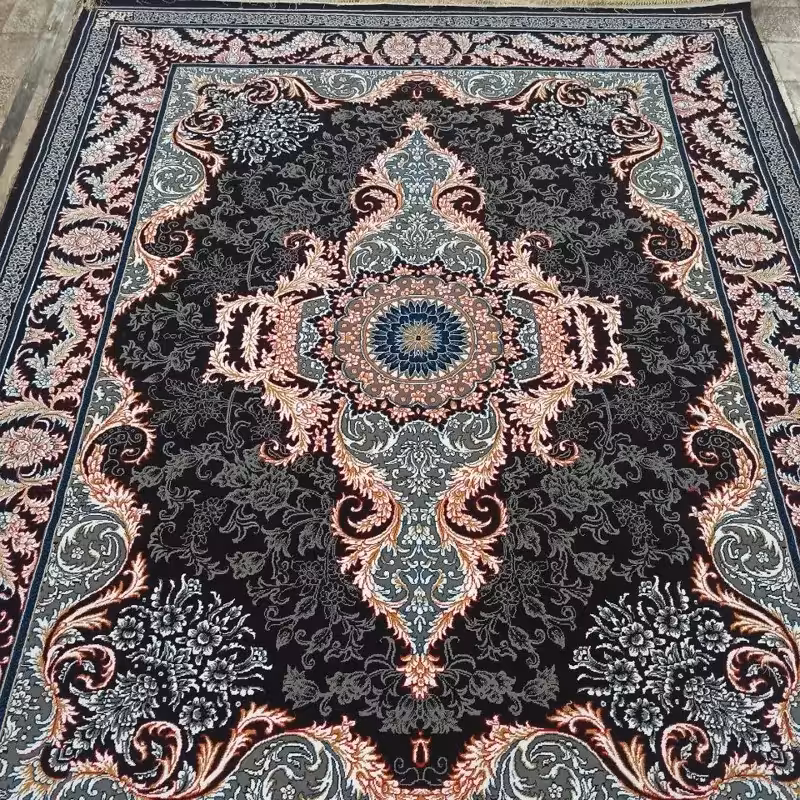 فرش ماشینی 12متری جدید کاشان440شانه  نـقشه زیبای تارا(ارسال رایگان)