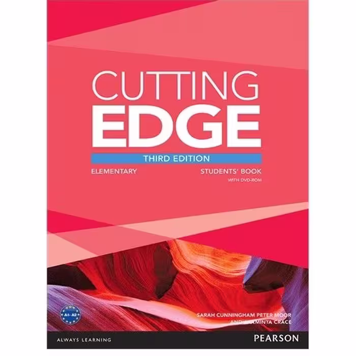 کتاب Cutting Edge Elementary ویرایش سوم (3rd Edition) رحلی بزرگ چاپ رنگی به همراه کتاب دانش آموز و کتاب کار