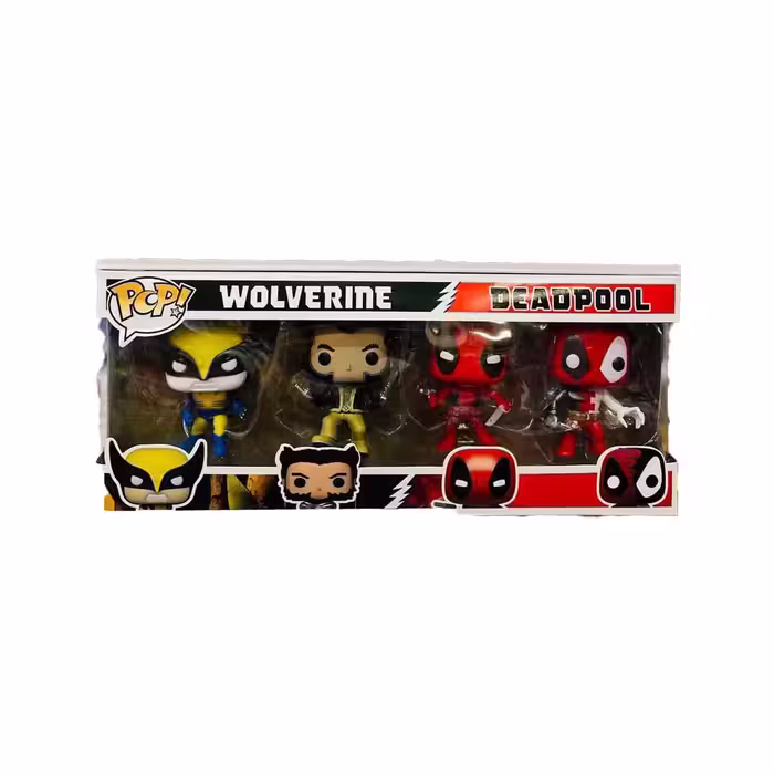 فانکو پاپ ددپول و ولورین | Deadpool & Wolverine | پک 4 عددی V2
