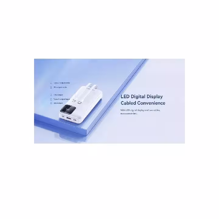 پاوربانک ریمکس مدل RPP-513 ظرفیت 20000 میلی آمپر ساعت