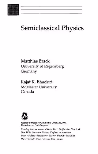 خرید و دانلود نسخه کامل کتاب Semiclassical physics