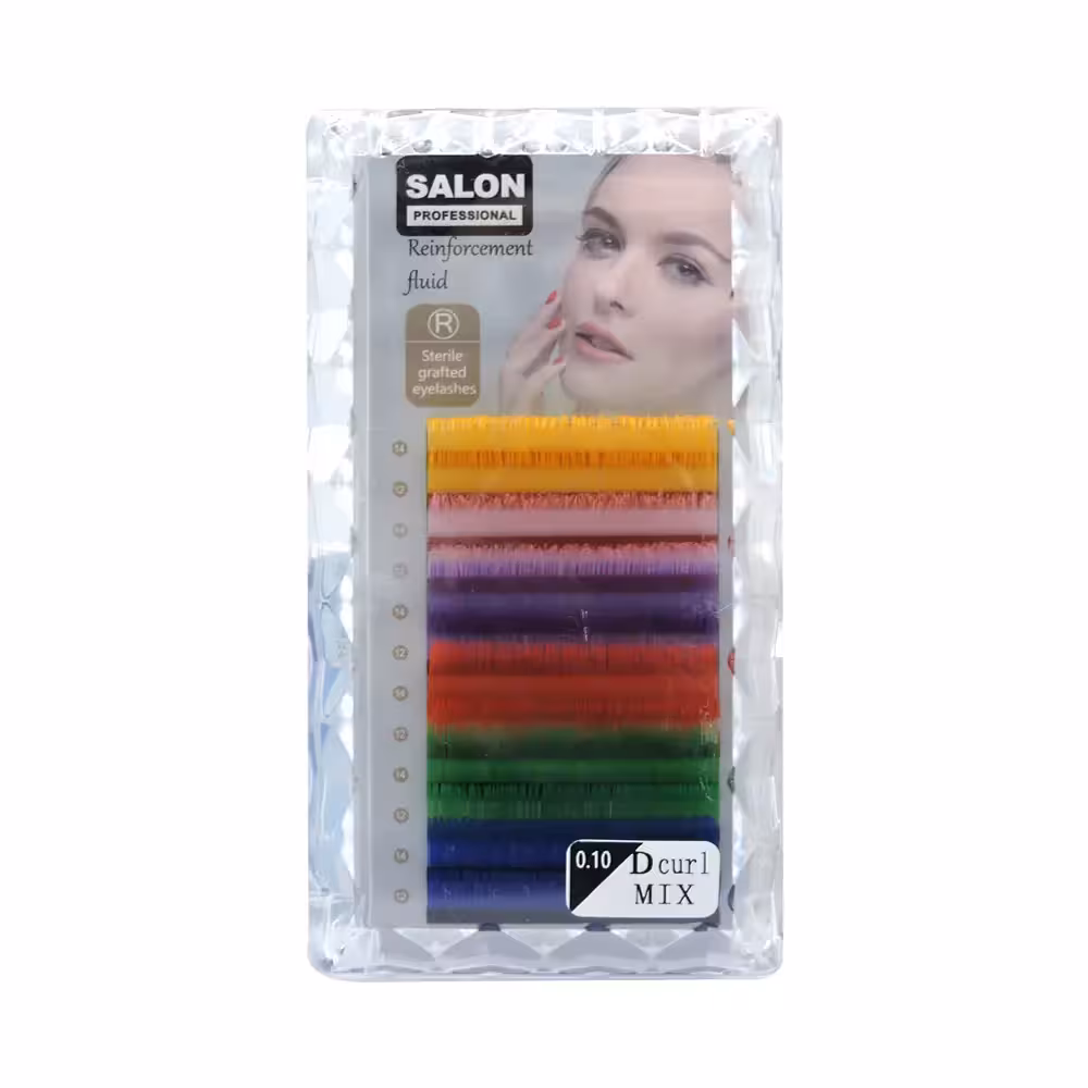 پالت اکستنشن مژه رنگی سالن فر D