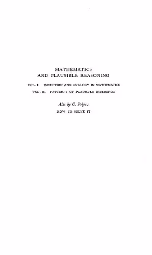 خرید و دانلود نسخه کامل کتاب Mathematics and plausible reasoning