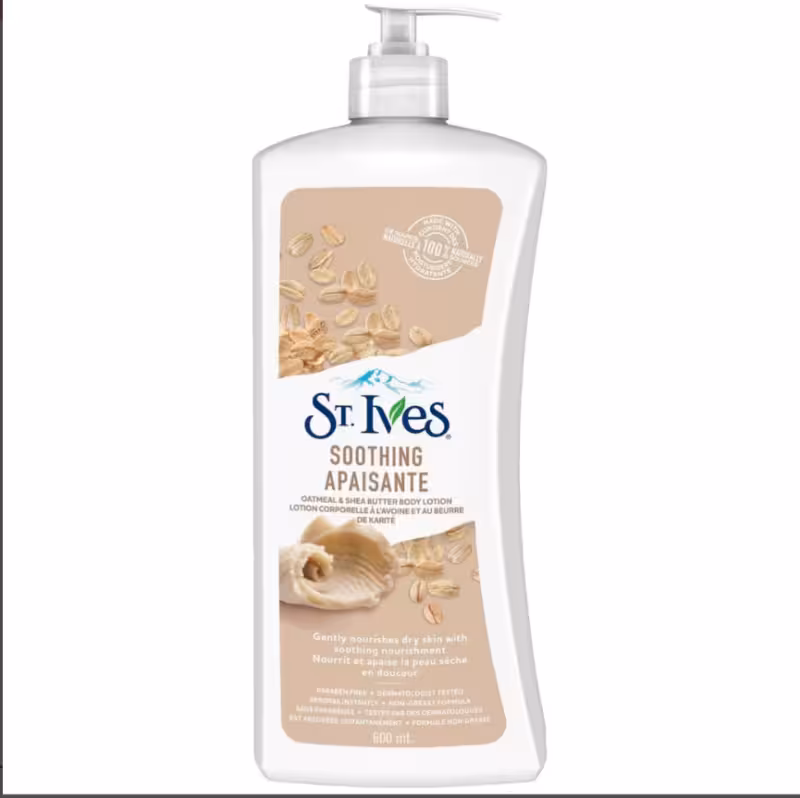 لوسیون بدن جوی دوسر سینت ایوز St Ives Soothing Oatmeal حجم 621 میلی لیتر