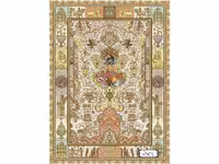 نخ و نقشه فرش سلاطین با رنگبندی جدید - کد NZ2861