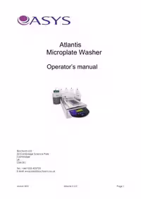 خرید و دانلود نسخه کامل کتاب Atlantis Microplate Washer. Operator’s manual