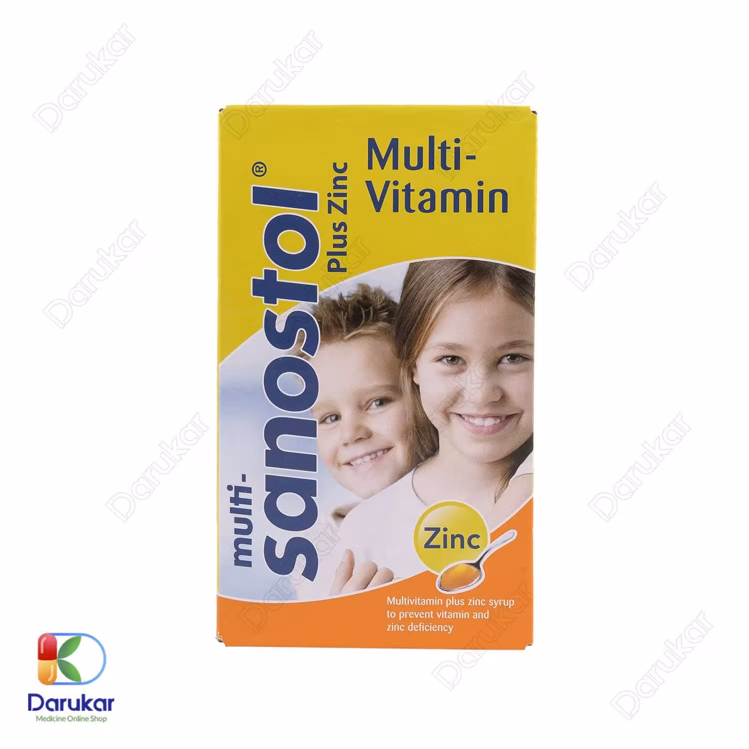 شربت مولتی سانستول پلاس زینک، 155 میلی لیتر