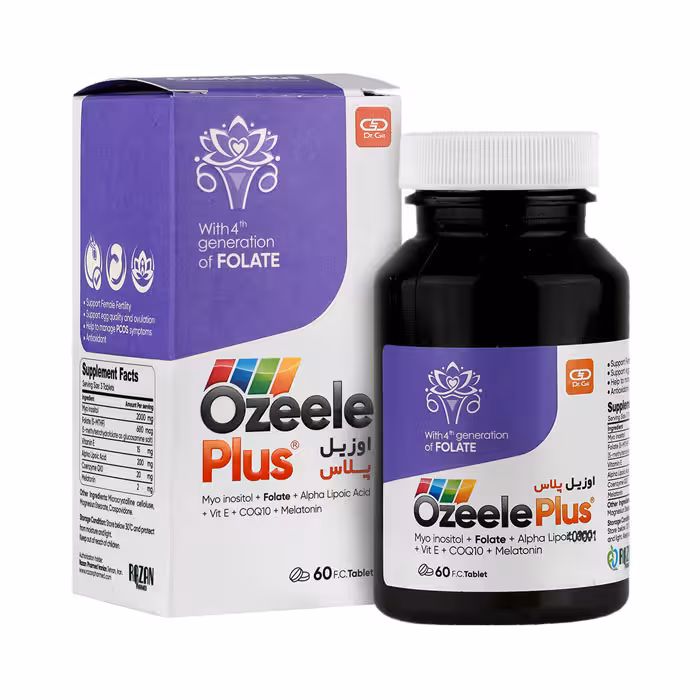 قرص اوزیل پلاس فولات | 60 عددی