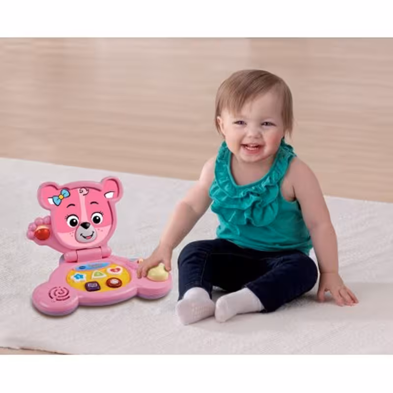 لپ تاپ آموزشی ، هوش و سرگرمی خرسی وی تک Baby bear Laptop vtech 144753