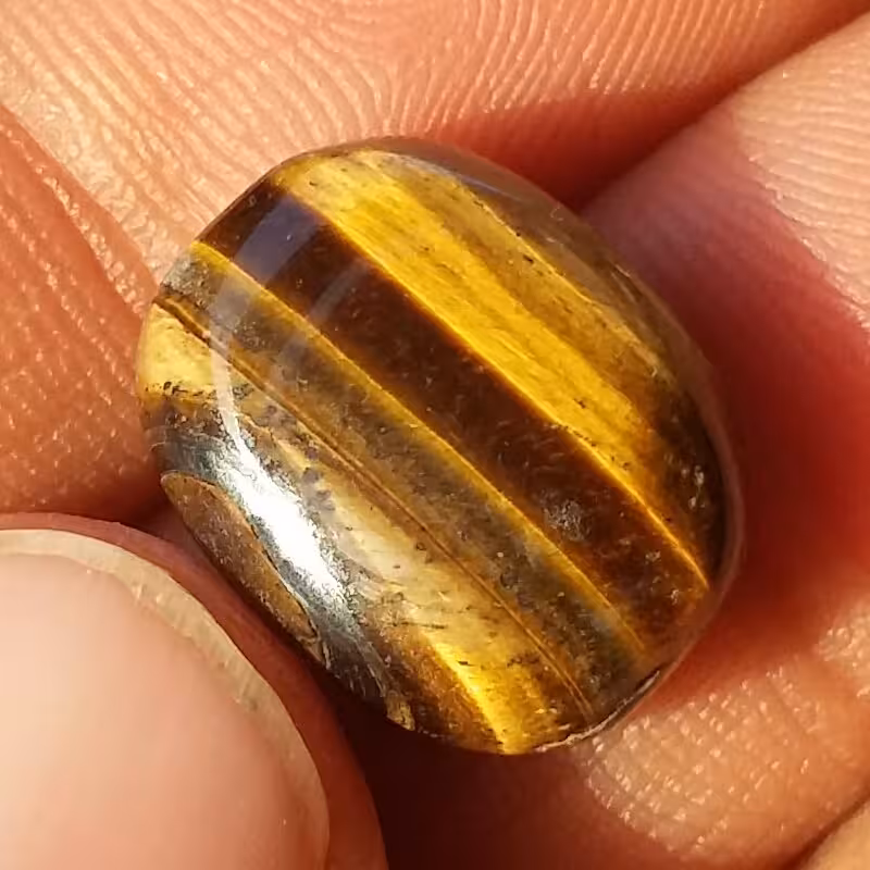 نگین چشم ببر وارداتی از کشور پاکستان با تلالوئی بی نظیر کد 10646